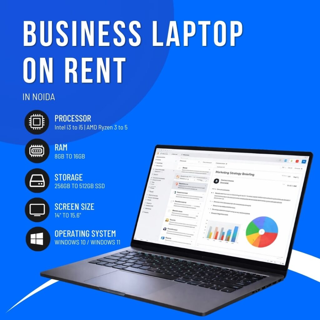 Business Laptop on Rent in Noida