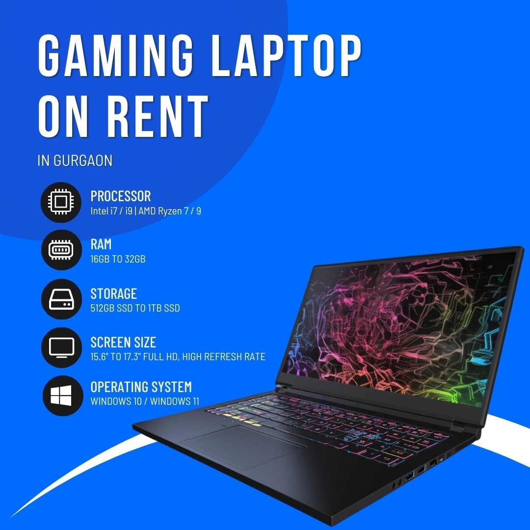 Gaming Laptop on Rent in Gurgaon