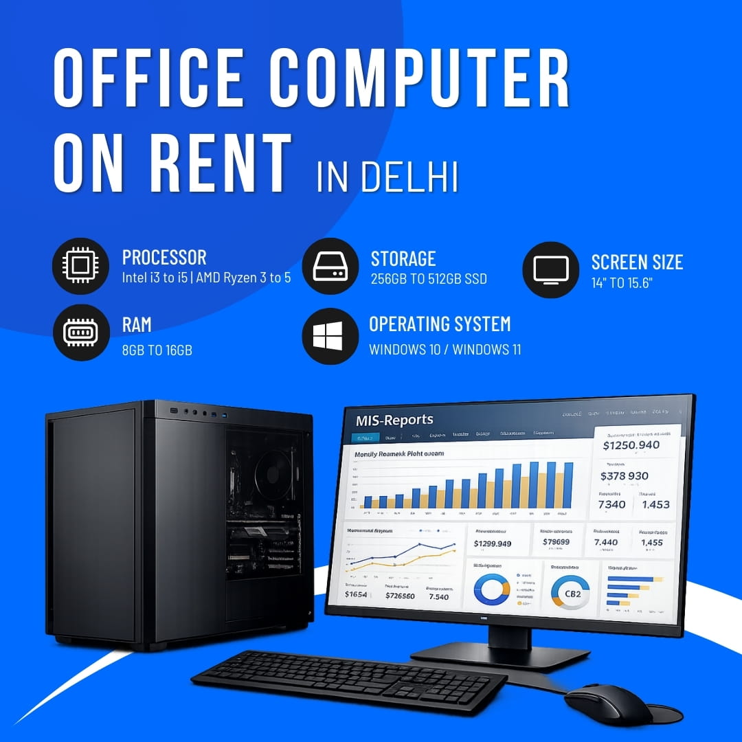 Office Computer on Rent in Delhi