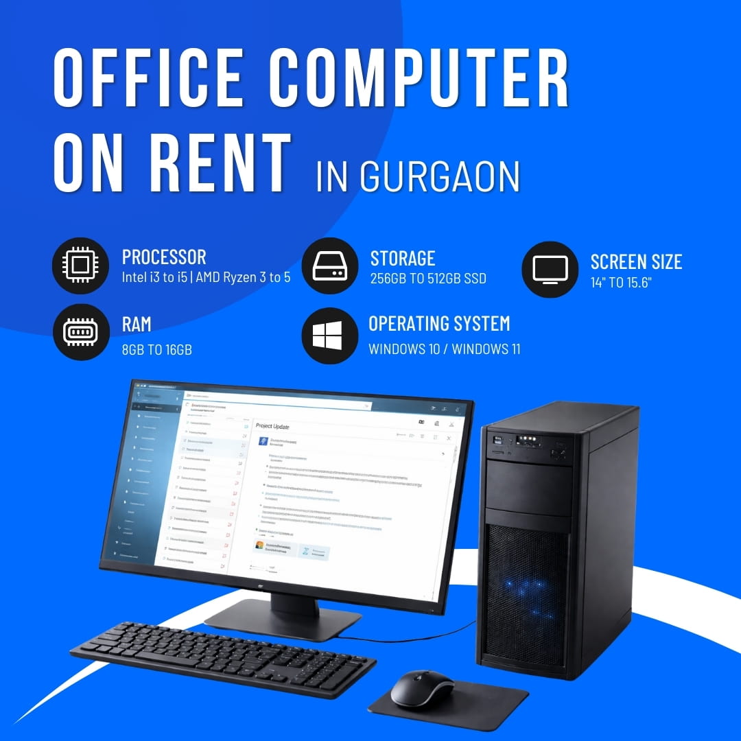 Office Desktop on Rent in Gurgaon