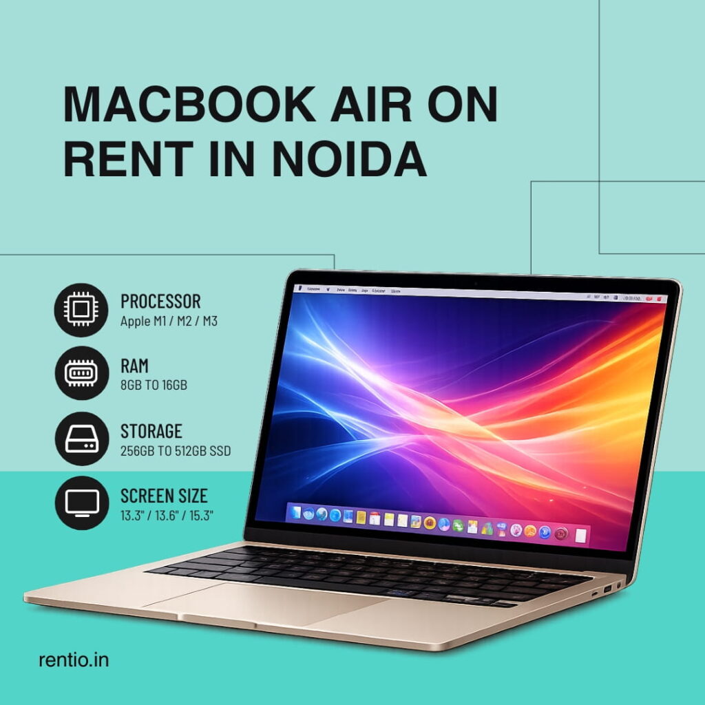 MacBook Air on Rent in Noida