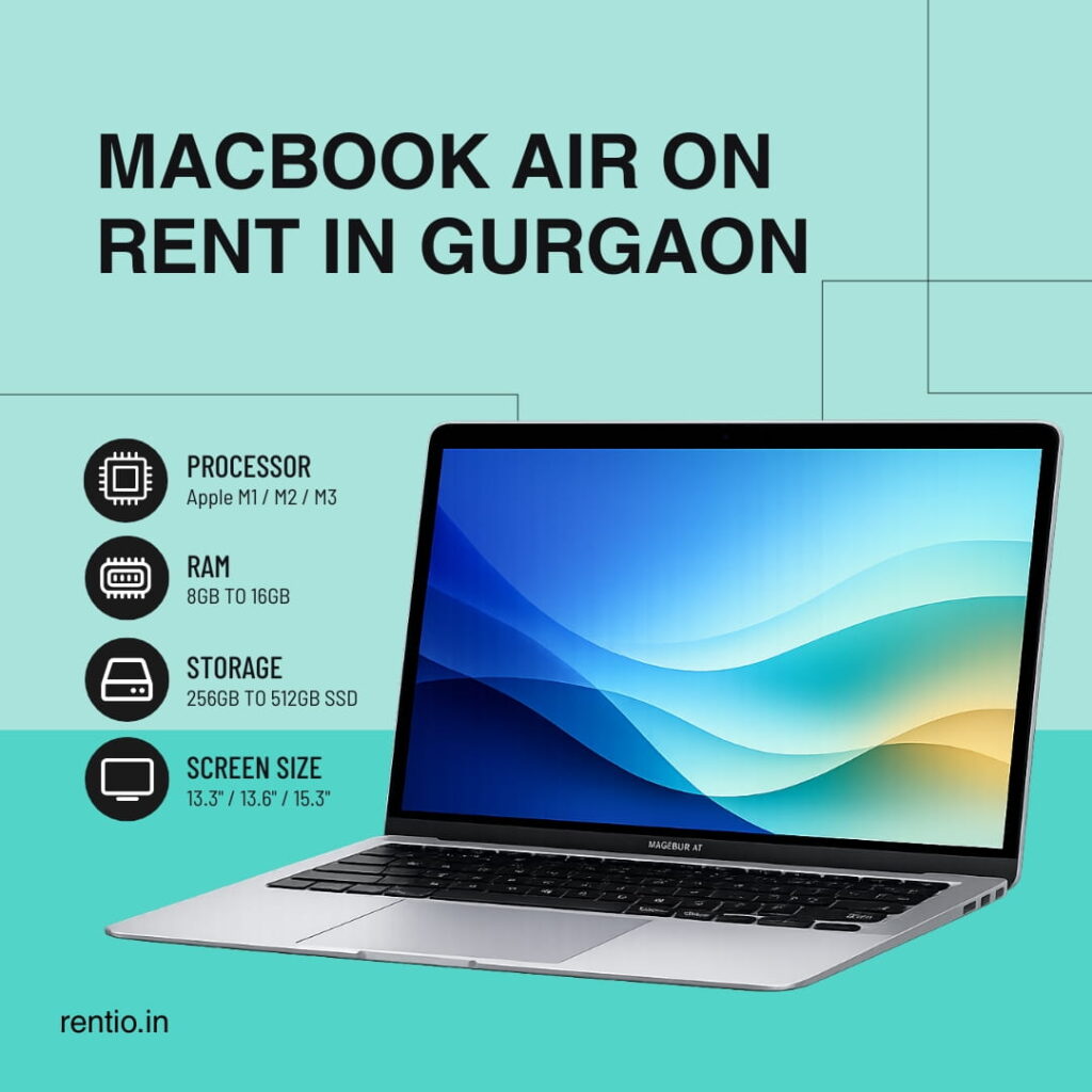 MacBook Air on Rent in Gurgaon
