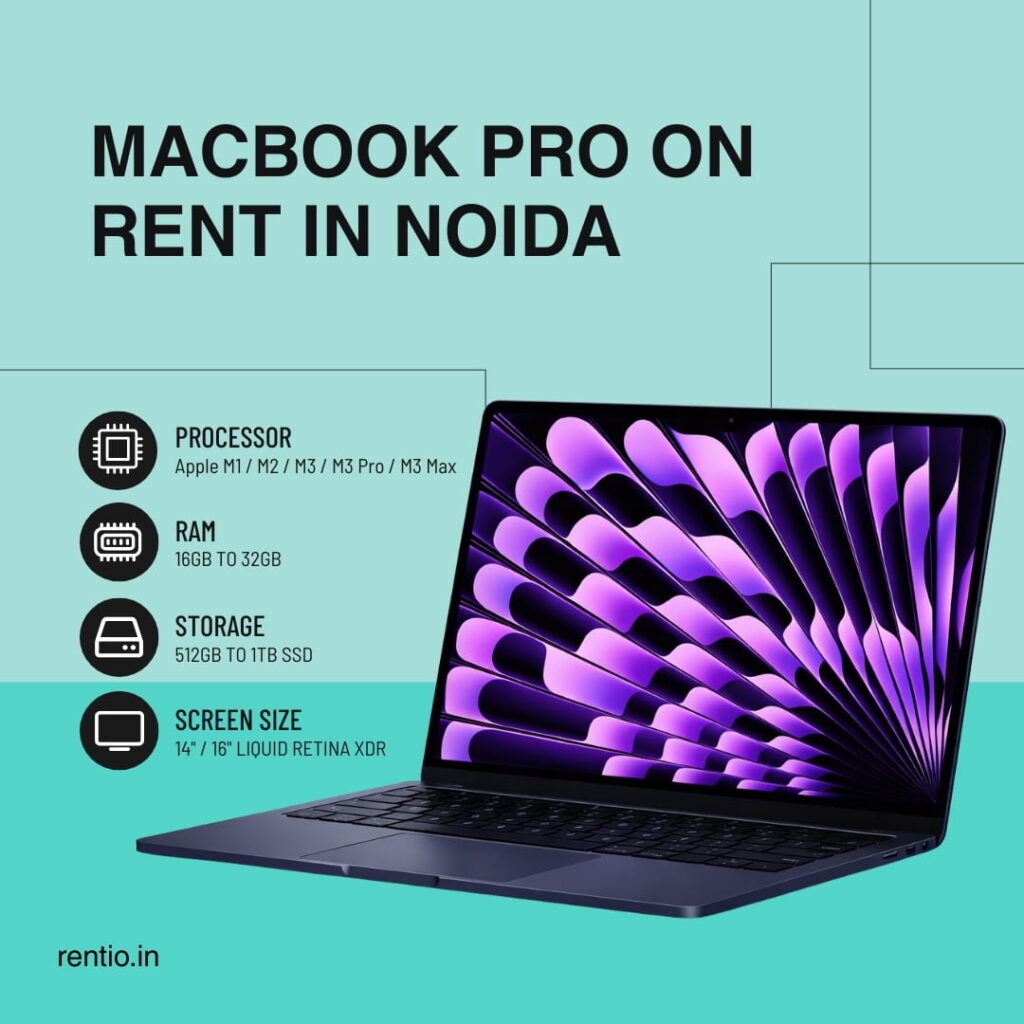 MacBook Pro on Rent in Noida