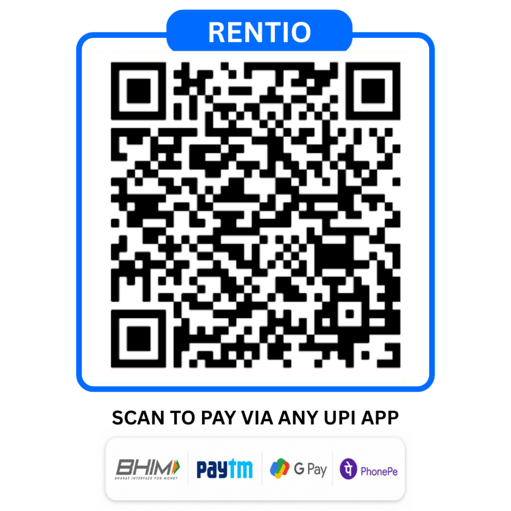 RENTIO UPI QR CODE