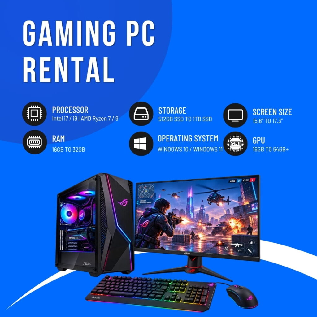 Gaming PC Rental by Rentio