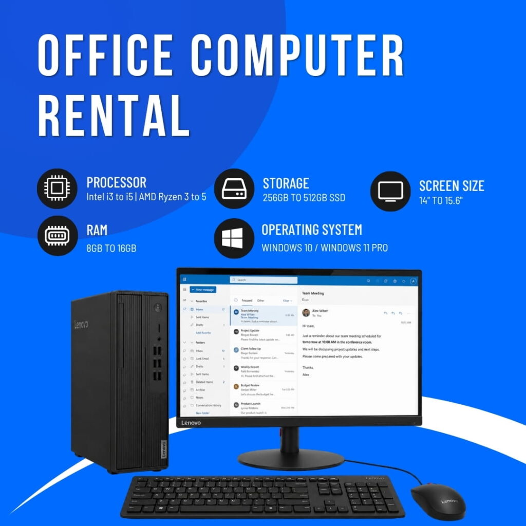 Office Computer Rental Service by Rentio