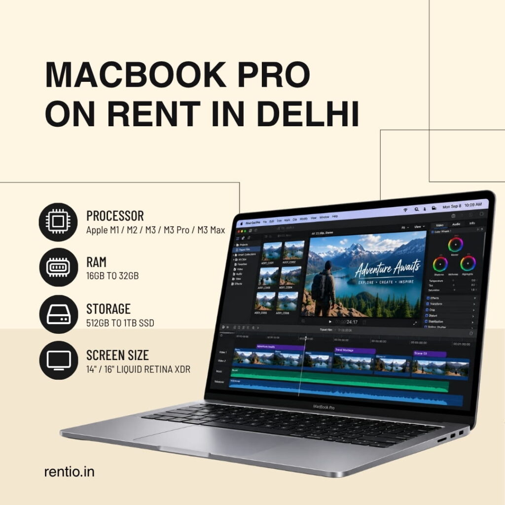 MacBook Pro Rental Delhi